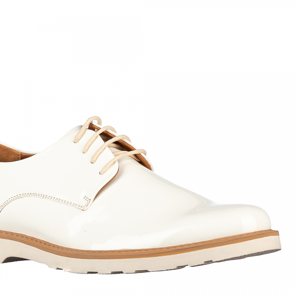 Ανδρικά παπούτσια Emerson λευκά, 3 - Kalapod.gr